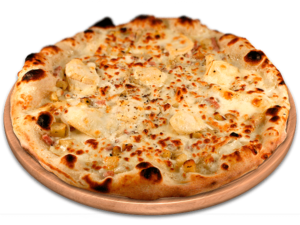 Pizzas base crème